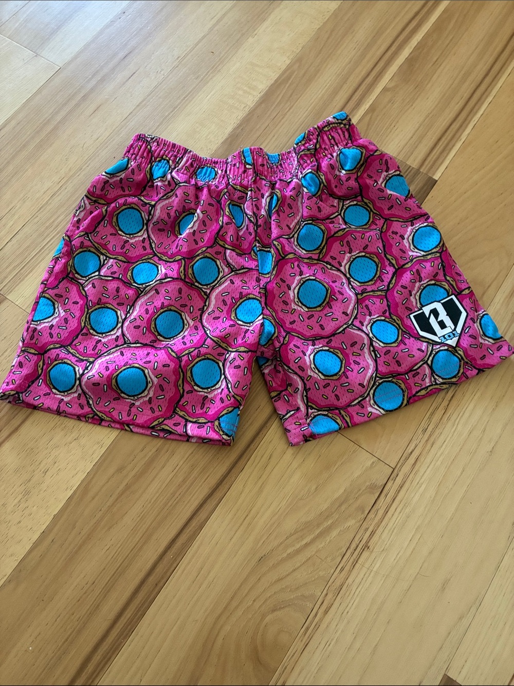 Kids BL101 Pink Donut Print Shorts